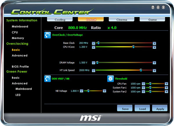 Control Center