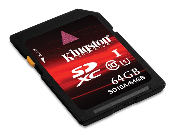 Kingston Digital Meluncurkan Kartu Memori 64GB SDXC UHS-1 Class 10 13 SDXC10 64GB blk angle