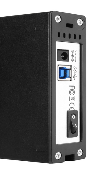 3,5-Zoll-SATA-Festplattengehäuse mit SuperSpeed USB 3.0 Sharkoon Rapid Case 35 SATA USB3.0 Anschlüsse R