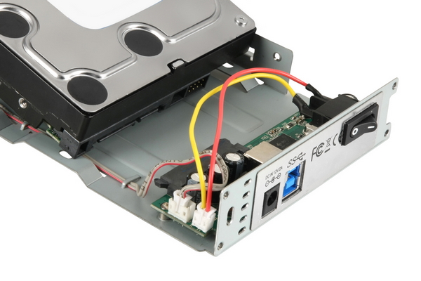 3,5-Zoll-SATA-Festplattengehäuse mit SuperSpeed USB 3.0 Sharkoon Rapid Case 35 SATA USB3.0 HDD R