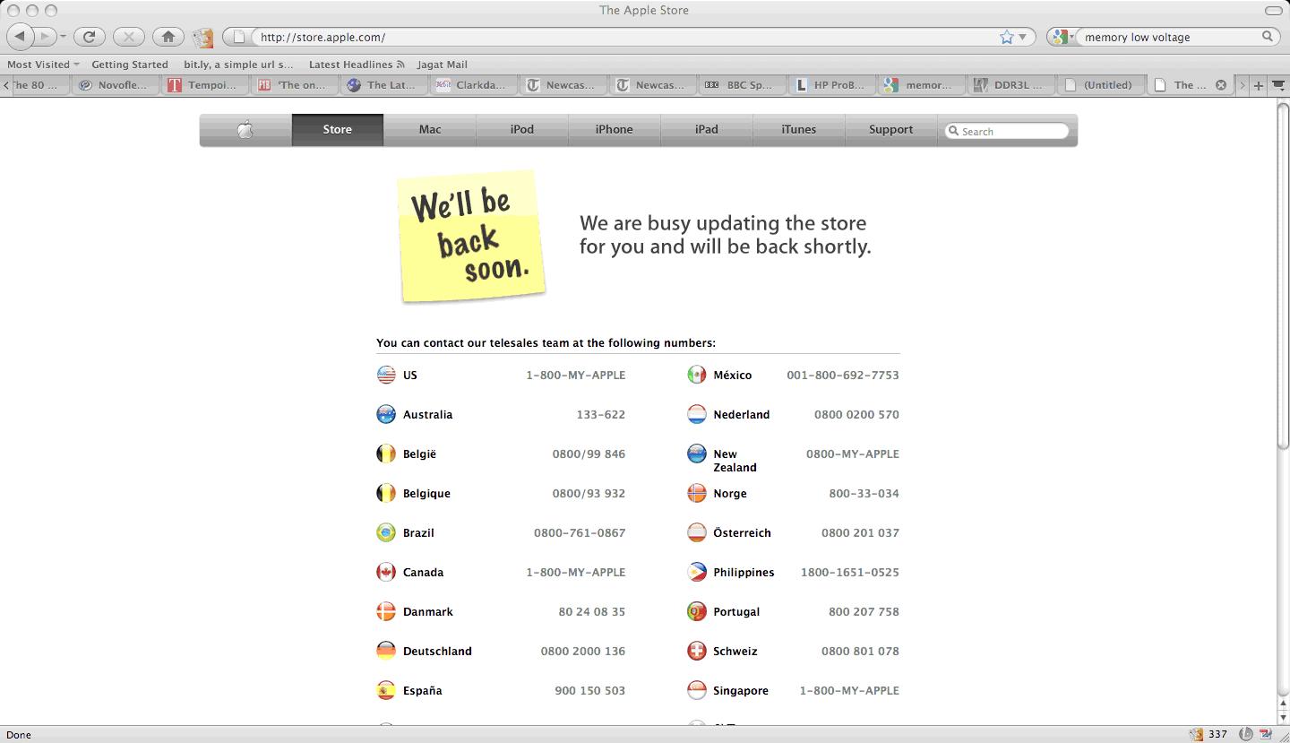 Apple Store Is Down !!! 8 AppStore