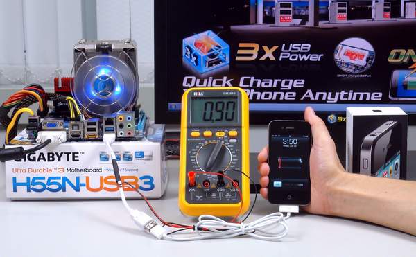 GIGABYTE On/Off Charge Works With iPhone 4 3 ONOFFCharge iPhone4 R