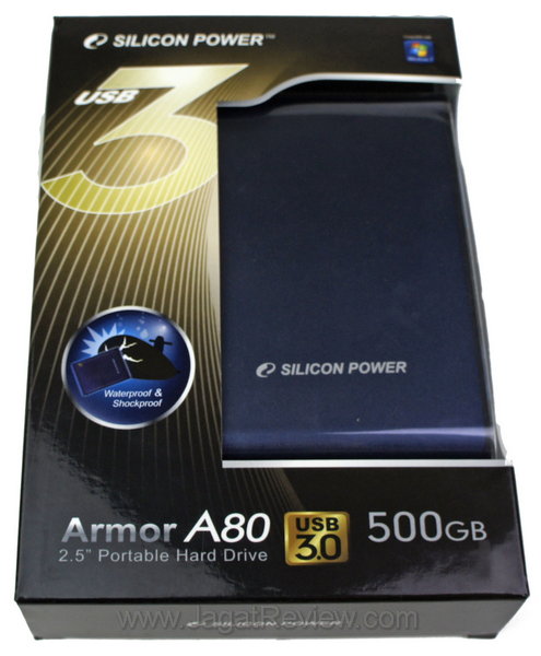 Silicon Power Armor A80 kotak depan