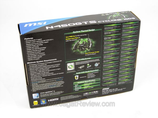 msi gts 450 cyclone backbox msi gts 450 cyclone