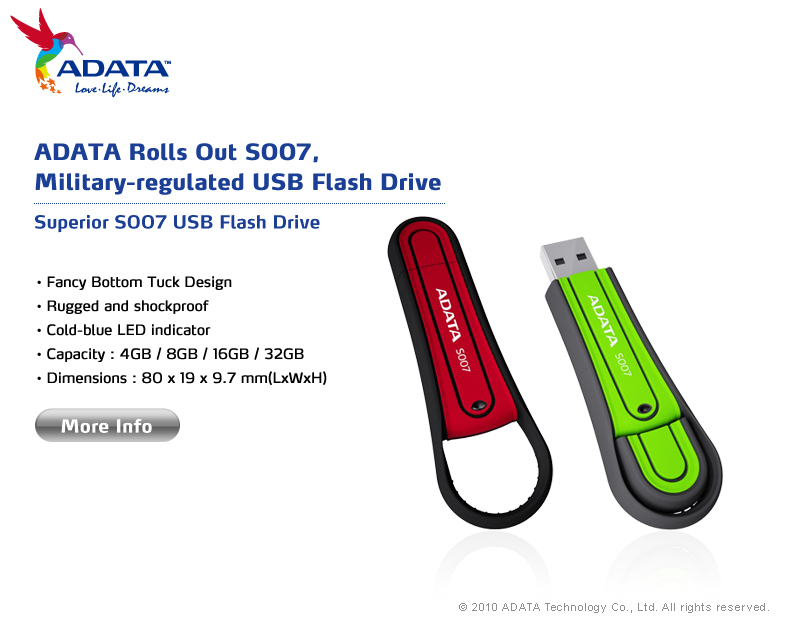 S007 - Flash Drive Kuat dari ADATA 4 100803 S007 en