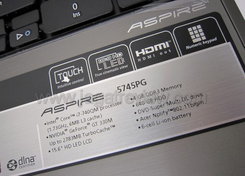 Acer 5745PG  2 Acer 5745PG 2