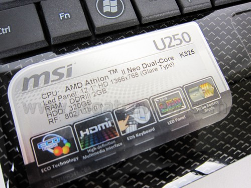 MSI U250 3 MSI U250 3