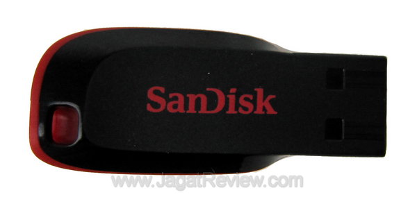 SanDisk Cruzer Blade 16GB: Badan Kecil Kapasitas Besar 12 SanDisk Cruzer Blade 16 GB Tampak Atas