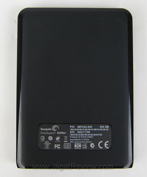 Seagate FreeAgent GoFlex 500GB belakang Seagate FreeAgent GoFlex 500GB belakang