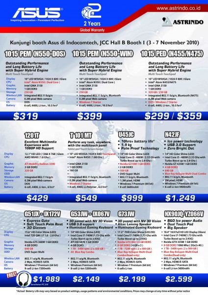 Asus Promo Komputer 21