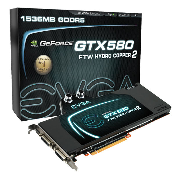 EVGA GeForce GTX 580 FTW Hydro Copper 2 (850-4196) EVGA GeForce GTX 580 FTW Hydro Copper 2 850 4196