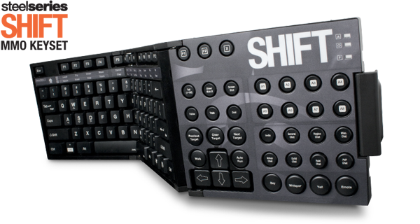 SteelSeries Shift MMO Keyset - Tambahan Keyboard Khusus Untuk Game MMORPG 24 SteelSeries mmo keyset