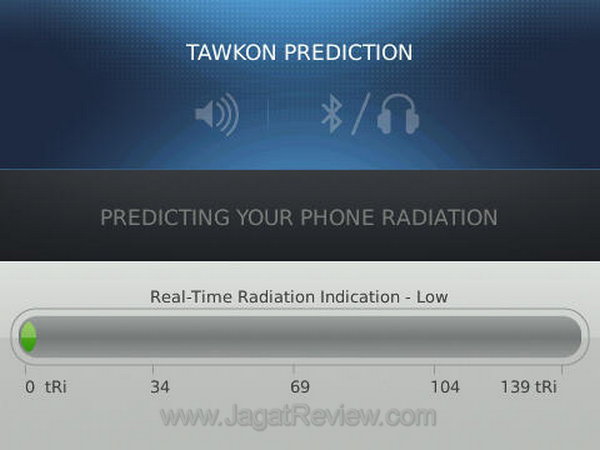 Aplikasi Blackberry Tawkon: Seberapa Tinggi Radiasi Blackberry Anda? 5 Tawkon Low Radiation