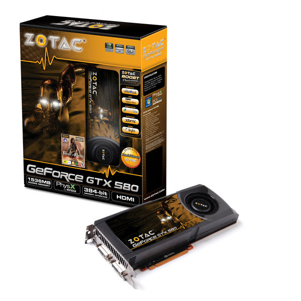ZOTAC GeForce GTX 580 772 4008