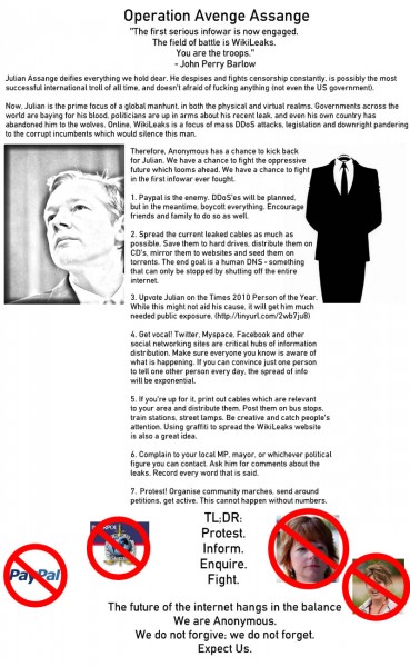 Avenge Assange Avenge Assange