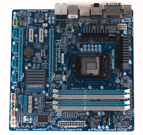 Gigabyte-GA-H67MA-UD2H_MoboTopView Gigabyte GA H67MA UD2H MoboTopView