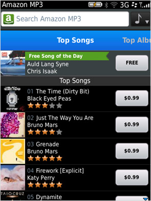 Amazon MP3 Muncul di Perangkat BlackBerry 12 amazon image1