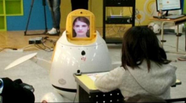 Robot Menjadi Guru Sekolah di Korea Selatan 2 engkey