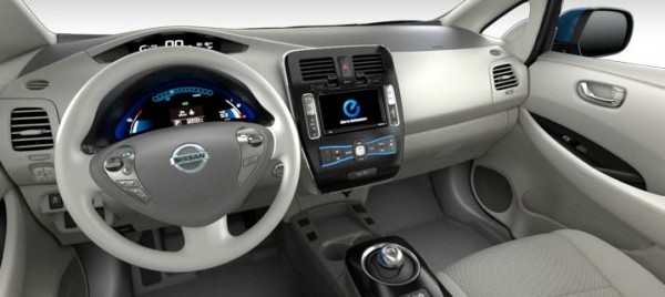 nissan leaf interior nissan leaf interior