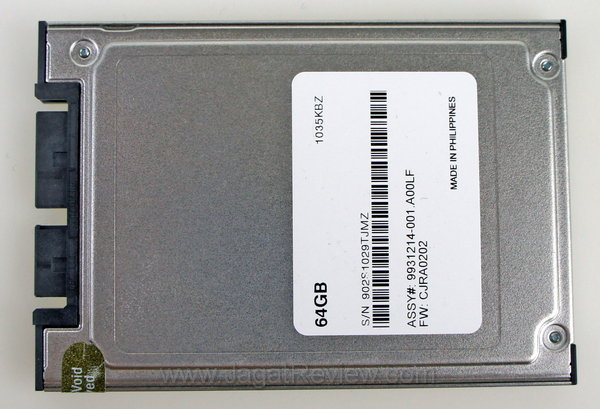 Kingston SSDNow V+ 180 64 GB Belakang Kingston SSDNow V+ 180 64 GB Belakang