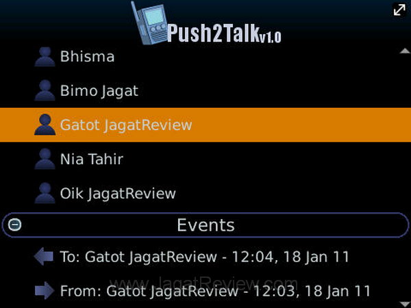 Push2Talk 1.0 Kontak Push2Talk 1.0 Kontak