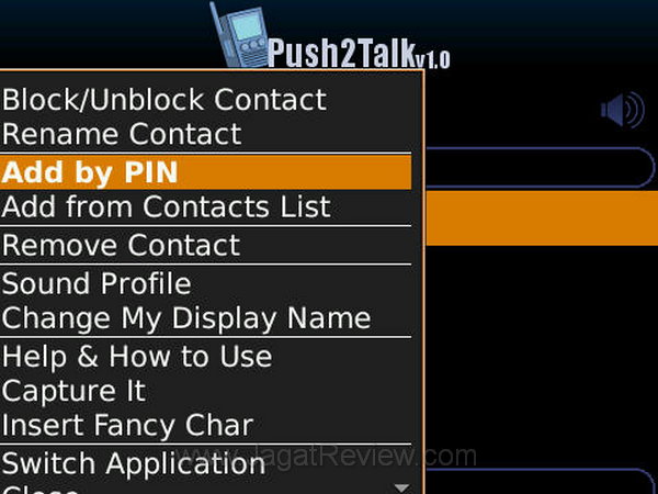 Push2Talk 1.0 Tambah Kontak Push2Talk 1.0 Tambah Kontak