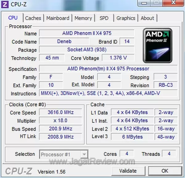 cpu z 975