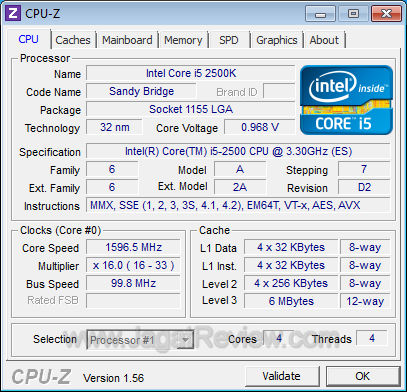 sandybridge 2500 sandybridge 25001