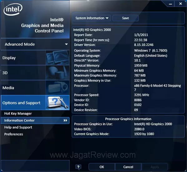 sandybridge intel hd cp sandybridge intel hd cp