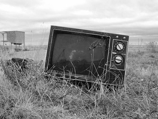 television abandoned television abandoned