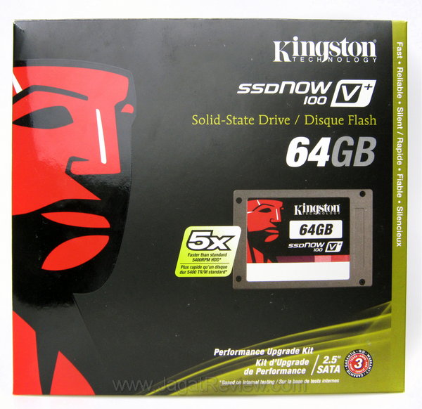 Kingston Vplus 100 64 GB - Kotak Penjualan Tampak Depan Kingston Vplus 100 64 GB Kotak Penjualan Tampak Depan