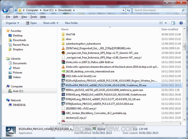 Tutorial Upgrade OS BB - langkah 1 Tutorial Upgrade OS BB langkah 1