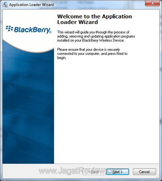 Tutorial Upgrade OS BB langkah 5