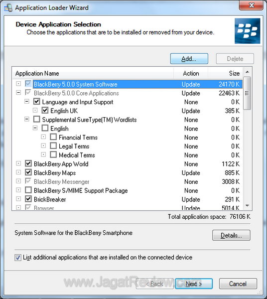 Tutorial Upgrade OS BB langkah 7