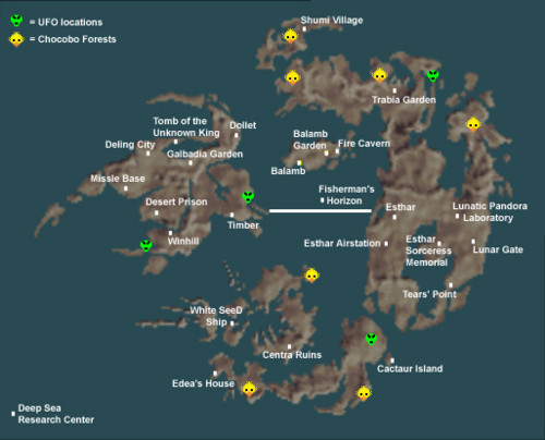 final fantasy 8 world map