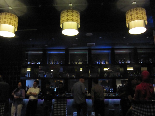the bar