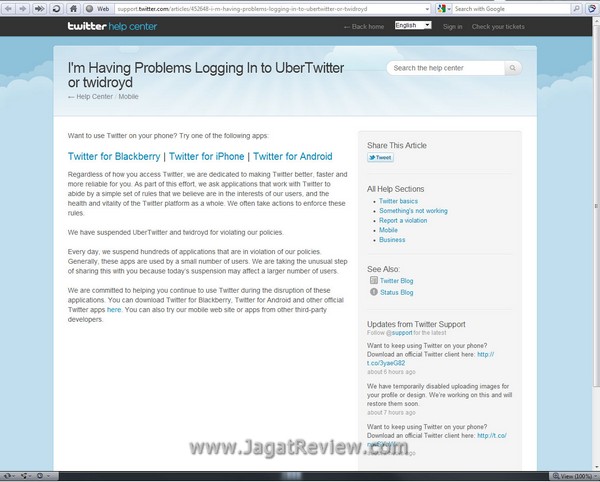 ubertwitter suspended