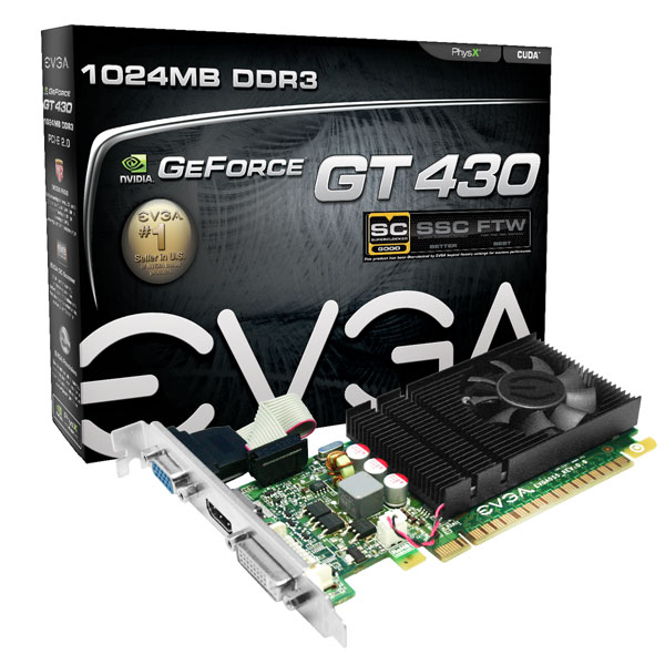 EVGA GeForce GT 430 SC 735 1800