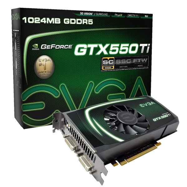 EVGA GeForce GTX 550 Ti Superclocked 981 4514 EVGA GeForce GTX 550 Ti Superclocked 981 4514