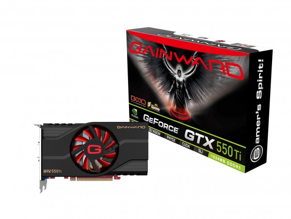 Gainward GeForce® GTX 550 Ti 1024MB 900 4100 Gainward GeForce® GTX 550 Ti 1024MB 900 4100