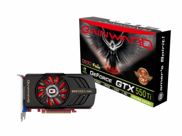 Gainward GeForce® GTX 550 Ti 1024MB Golden Sample 1000 4400 Gainward GeForce® GTX 550 Ti 1024MB Golden Sample 1000 4400