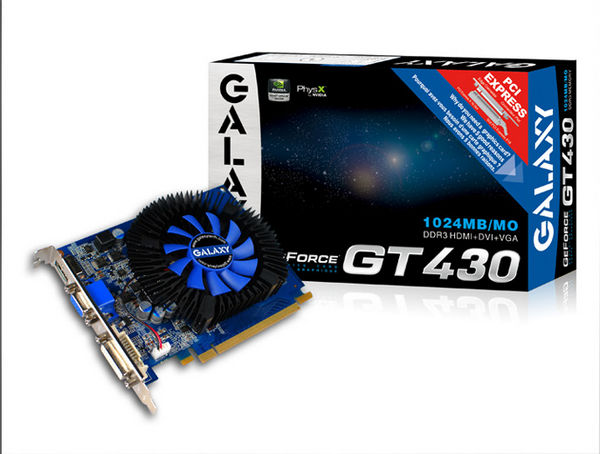 Galaxy GeForce GT 430 700 1600 MHz 1GB 128 bit