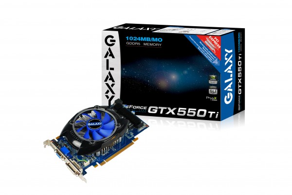 Galaxy GeForce GTX 550 Ti 900 4100 Galaxy GeForce GTX 550 Ti 900 4100