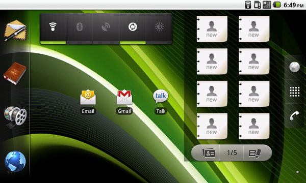 OlivePad HomeSccreen Empat