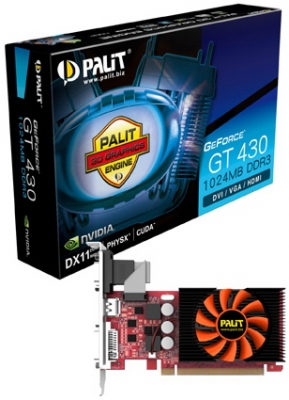 Palit GeForce® GT 430 1024MB DDR3