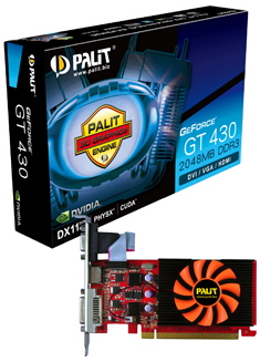 Palit GeForce® GT 430 2GB 2048MB DDR3
