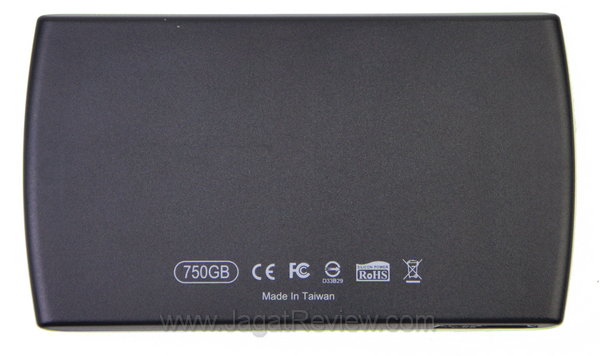 Silicon Power Stream S10 750GB - Bagian Belakang Silicon Power Stream S10 750GB Bagian Belakang