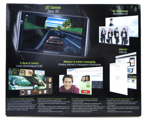 Archos 101 - Paket Penjualan belakang Archos 101 Paket Penjualan belakang