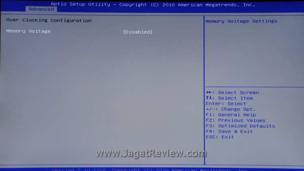 SONY DSC BIOS Advance Overclocking
