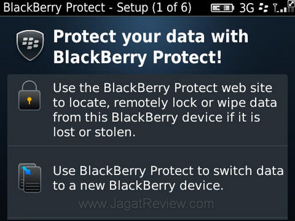 Blackberry Protect Setup 1a
